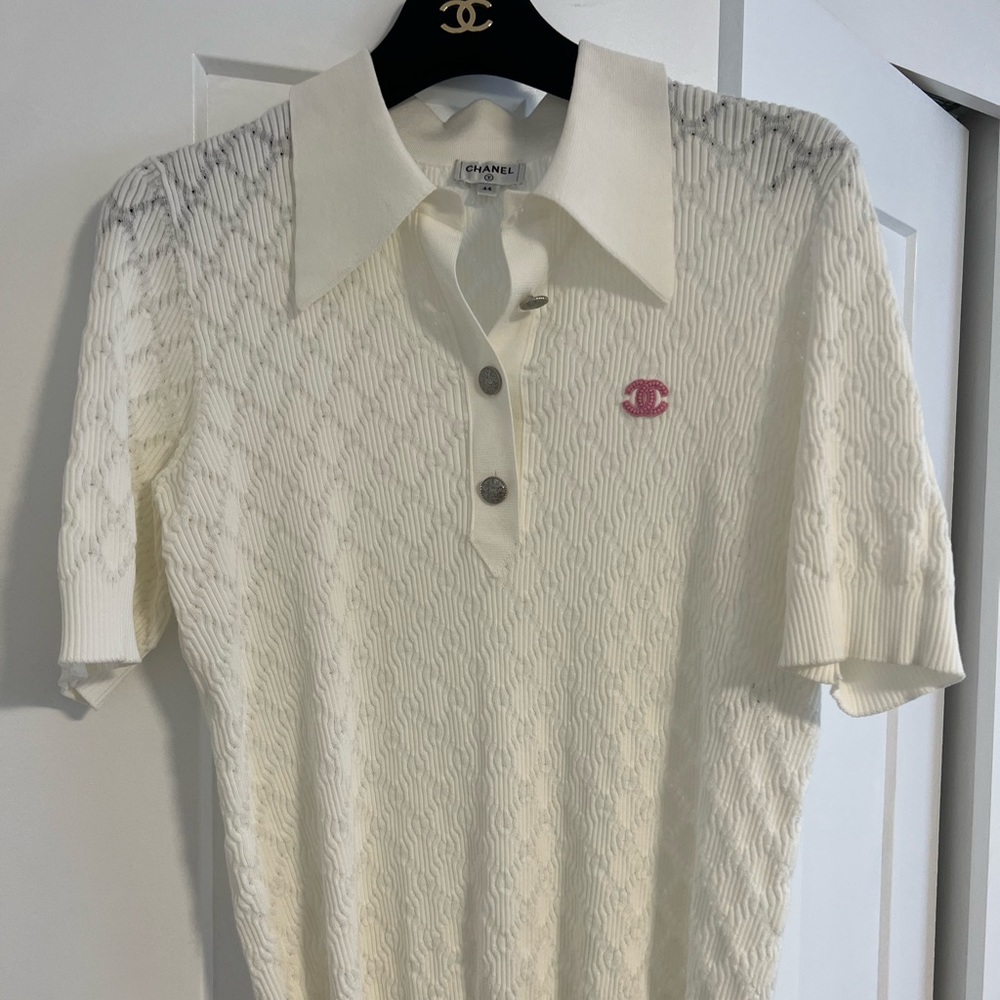 Chanel knit polo size 44